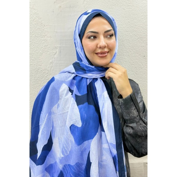 Desenli Bambu Şal 039L